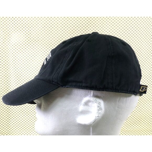Purdue Boilermakers Black Adjustable Baseball Cap By 47 Twins OSFA - Picture 4 of 8